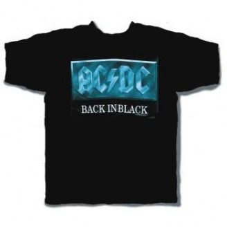 AC/DC - BACK IN BLACK MENS TEE