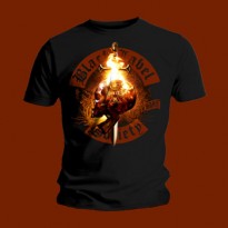 BLACK LABEL SOCIETY - FLAMING SKULL MENS TEE