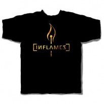 IN FLAMES - BURNING MATCH MENS TEE