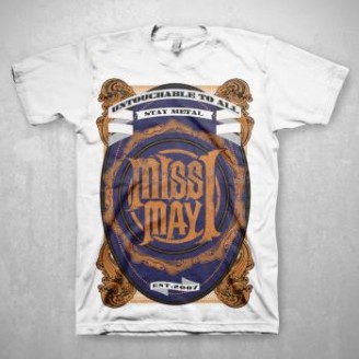 MISS MAY I - METAL CREST MENS TEE