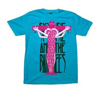 SIOXSIE AND THE BANSHEES - CROSS MES TURQUOISE TEE